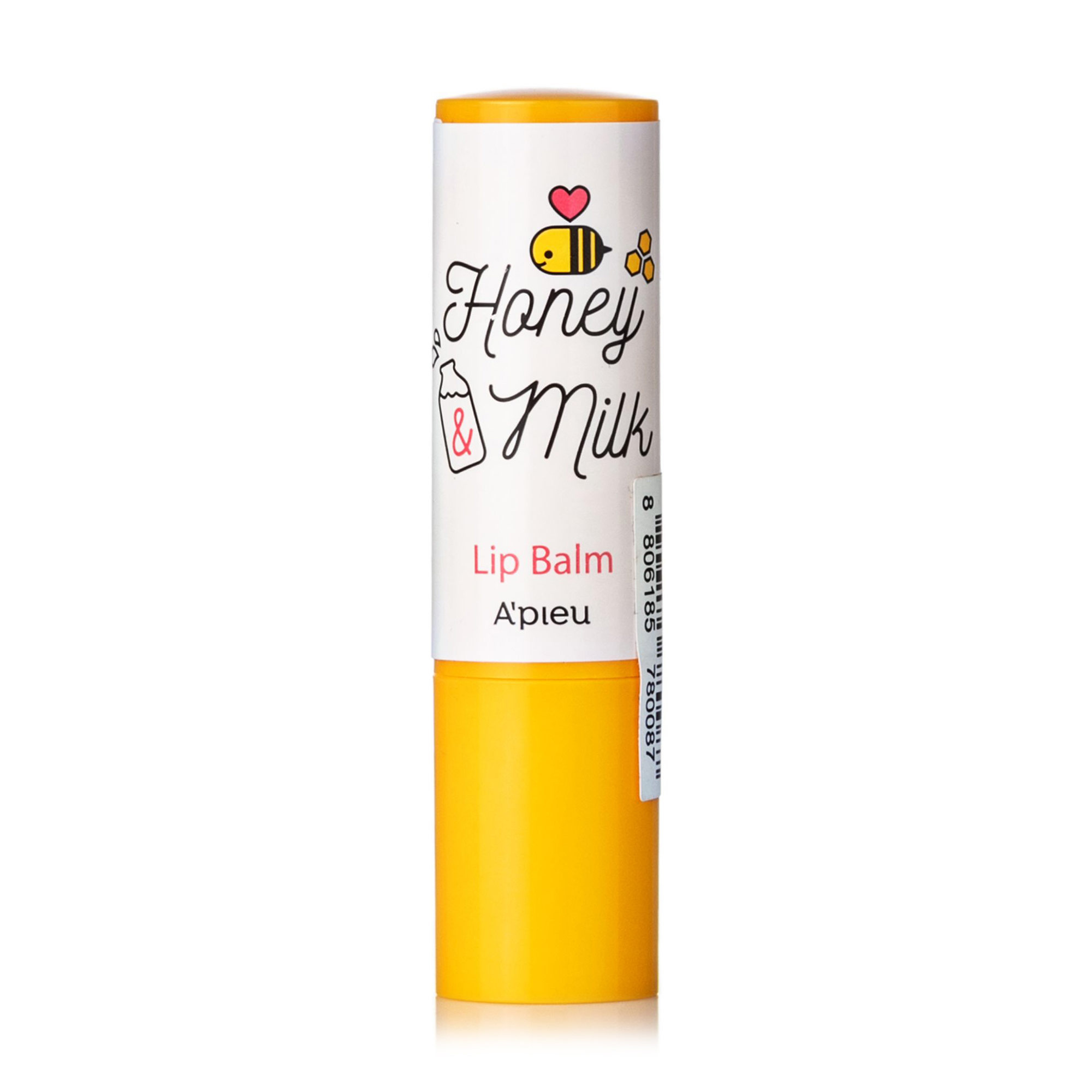 Живильний бальзам для губ A'pieu Honey &amp; Milk Lip Balm, 3.3 г